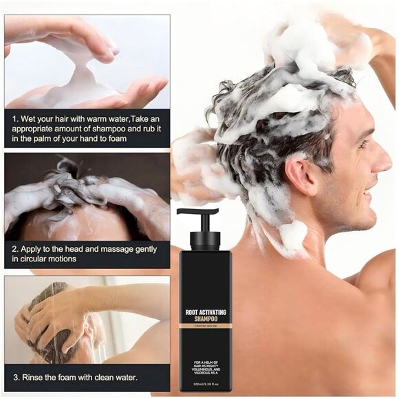Root Activator Shampoo– Anti Hair Loss Treatment With Natural Regrowth Formula - Picture 6 of 6